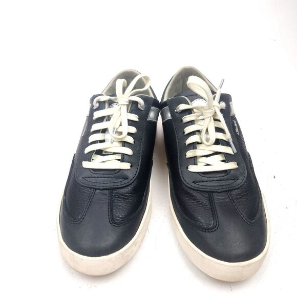 Olukai Ha'upu Lace Up Sneaker Women’s Size 7.5 Black Shoes Leather Cushioned - Picture 4 of 10